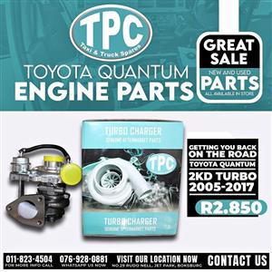 TOYOTA QUANTUM ENGINE PARTS