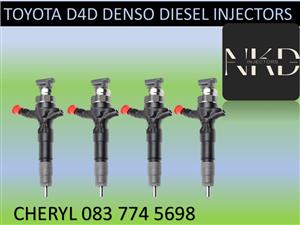 TOYOTA D4D DIESEL INJECTORS FOR SALE OR RECONDITIONING