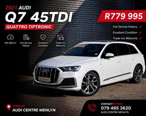 2021 Audi Q7 45TDI Quattro Tiptronic