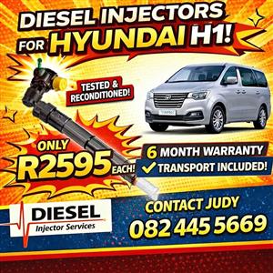 Hyundai H1 Diesel Injectors for sale 