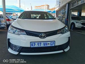 2021 Toyota Corolla Prestige 1,6 engine capacity