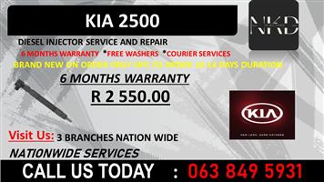 KIA 2500 DIESEL INJECTORS AMANZIMTOTI KWAZULU NATAL 