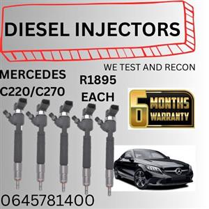 MERCEDES C220/C270 DIESEL INJECTORS