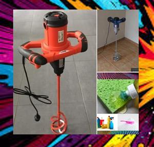 The machine includes speed control, making it adaptable for different mixing nee