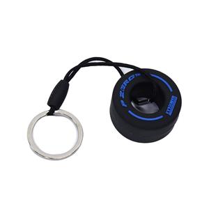 Keyring with F1 Rubber Tyre Design (Blue)