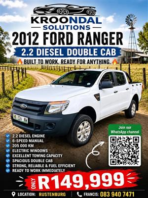 2012 Ford Ranger 2.2 diesel double cab