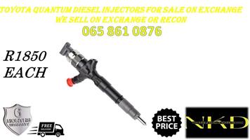 RECONDITIONED DIESEL INJECTORS FOR TOYOTA QUANTUM ON SALE