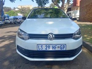 2018 VW POLO VIVO 1.4 PETROL, MANUAL WHITE 115000KMS