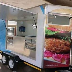 Food kitchen mobile trailer