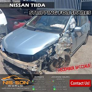 NISSAN TIIDA STRIPPING FOR SPARES