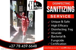 Disinfecting Sanitizing Service