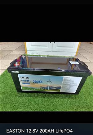 Battery,, Easton 12.8V 200Ah LifePo4 lithium battery
