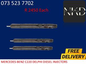 Mercedes-Benz C220 Delphi Diesel injectors 