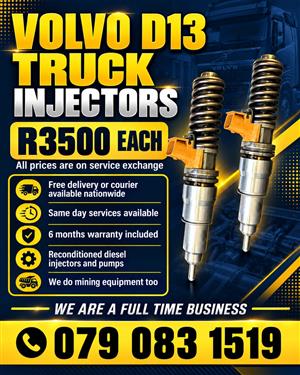 VOLVO D13 TRUCK INJECTORS FOR SALE 