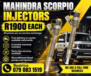 MAHINDRA SCORPIO INJECTORS FOR SALE WITH WARRANTY INCLUDED 