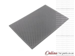 Black Rubber Mat Diamond Pattern