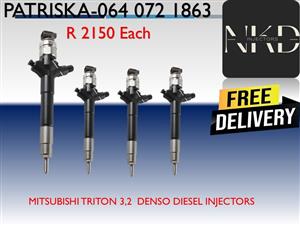 MITSUBISHI TRITON 3,2 DENSO DIESEL INJECTORS FOR SALE