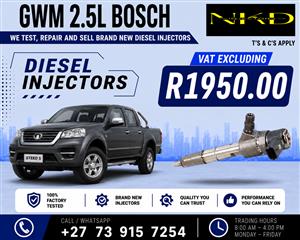 GWM_2.5L_Bosch_Delphi_Injectors 