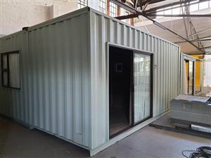 4 x converted 6m shipping containers - makes 2 separate office spaces