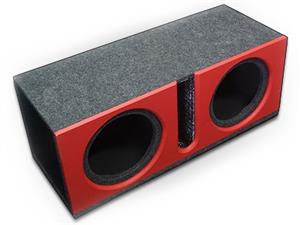 10″ Double Subwoofer Enclosure Ported with Vinyl