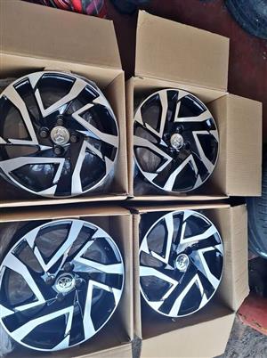 Toyota Collora starlet Brand new  mags size 15 4x100  Et40