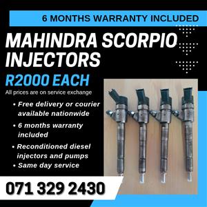 MAHINDRA SCORPIO INJECTORS FOR SALE WITH WARRANTY 