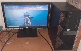 Computer box and screen in working condition