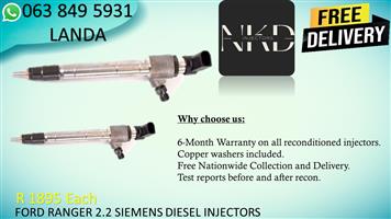 FORD RANGER 2.2 DIESEL INJECTORS FOR SALE IN BOKSBURG GAUTENG 