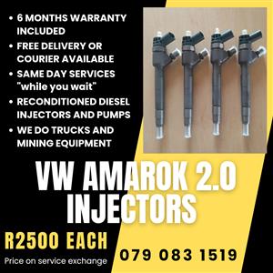 VW AMAROK 2.0 INJECTORS FOR SALE 