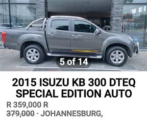2015 ISUZU KB 300 DTEQ SPECIAL EDITION 