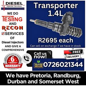 Transporter 1.4L diesel injectors for sale