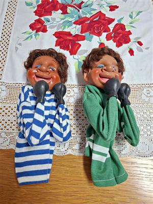 Vintage Boxing pupets