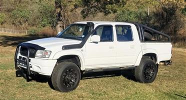 2005 Toyota Hilux with a 216 kW Lexus V8 conversion and automatic gearbox.  This