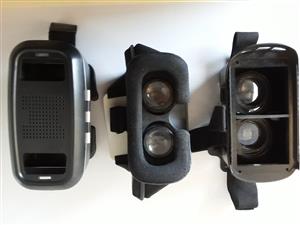 Virtual Reality Glasses. Three pairs.One pair for Smart Phone.