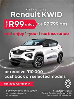 Renault Cars for Sale - KWID | TRIBER | KIGER | Silverlakes Pretoria