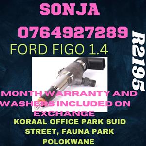 FORD FIGO 1.4 DIESEL INJECTORS FOR SALE OR RECON  