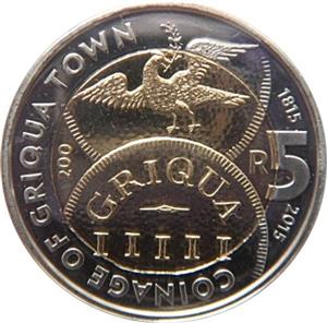  griqua 5 rand coin for sale (limited edition) 