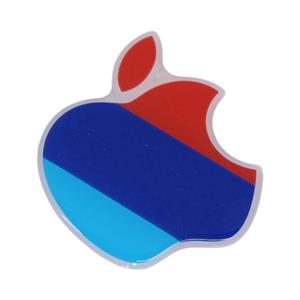 M Colour Apple 3D Gel Dome Sticker