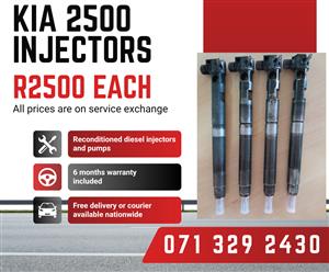 KIA 2500 INJECTORS FOR SALE WITH WARRANTY INCLUDED 