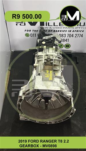 2019 FORD RANGER T8 2.2 GEARBOX - MV0898 