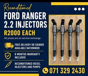 FORD RANGER 2,2 INJECTORS FOR SALE WITH WARRANTY 
