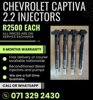 CHEVROLET CAPTIVA INJECTORS FOR SALE WITH WARRANTY INCLUDED 