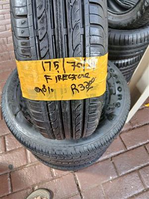 4x Firestone 14 inch tyers