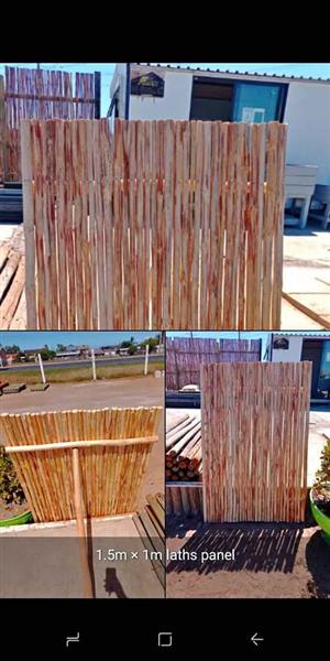 1.5m pine laths panel