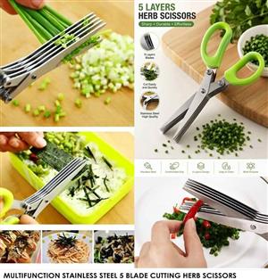 Stainless steel 5 blade sissors
