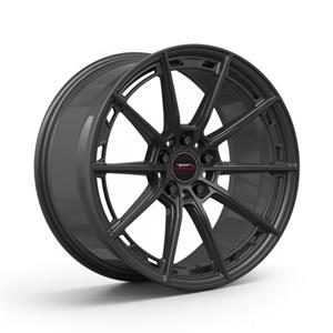 19″ A-Line Utopia 5/108 Silk Black Flow Form Alloy Wheels