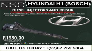 Hyundai H1 Bosch Diesel Injectors on Recondition