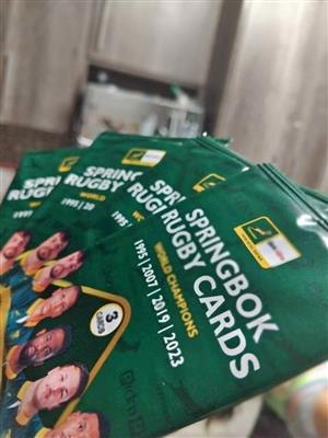 4 Packages Springbok Cards