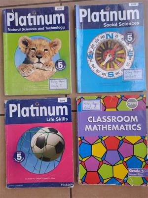 Grade 5 textbooks for sale
