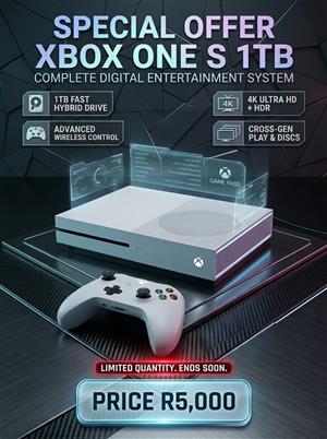 Xbox One S 1T for sale